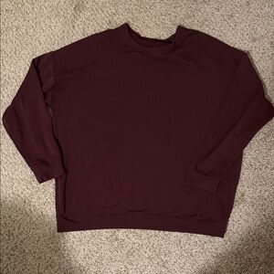 Athleta Men's Deep Burgundy Crewneck Sweater
